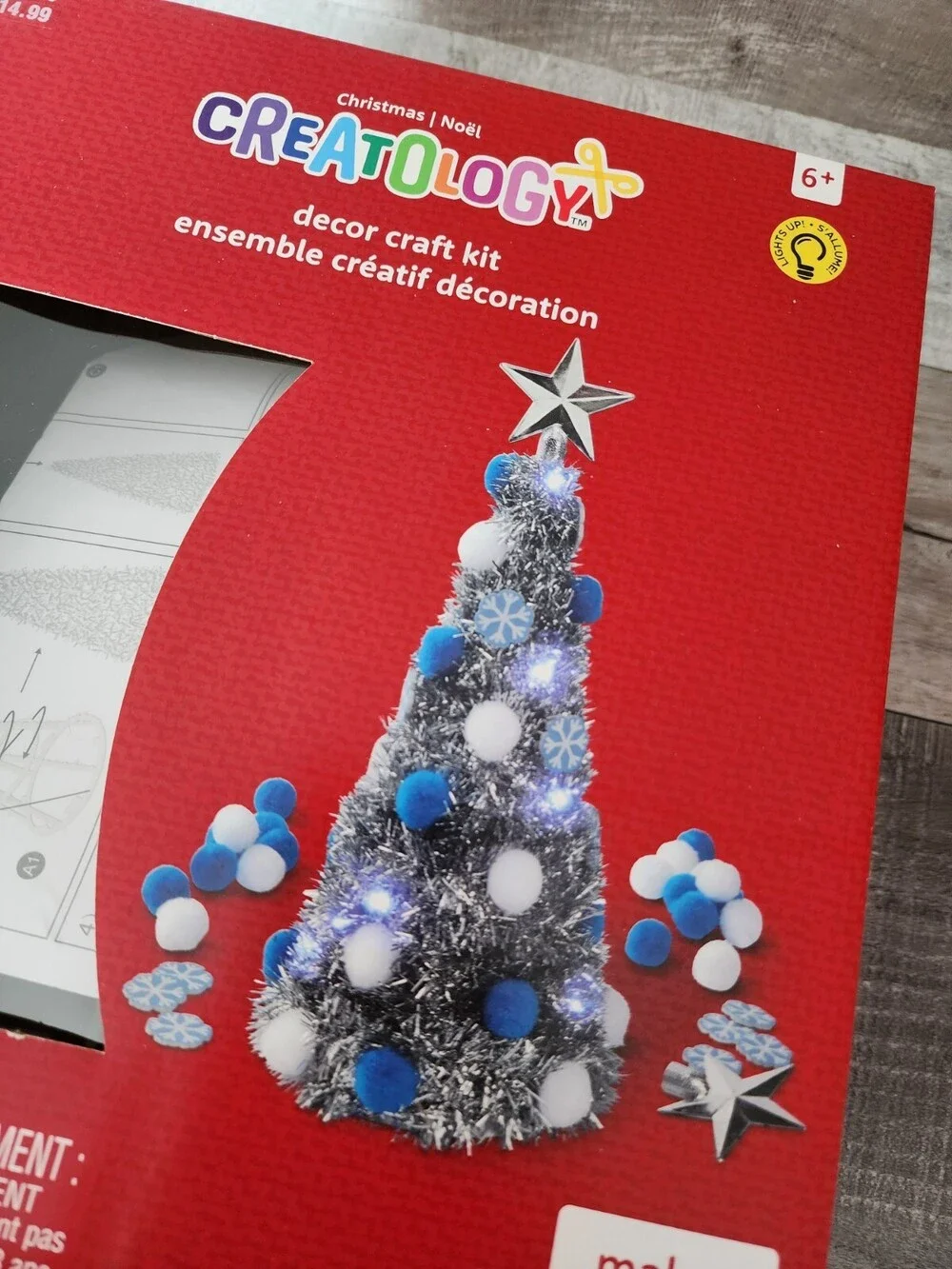 Christmas Tree Decor Craft Kit - Makes 1 Tree - Ages 6+ - Instructions Included